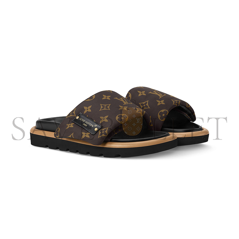 LOUIS VUITTON POOL PILLOW FLAT COMFORT MULE 1AAEBY